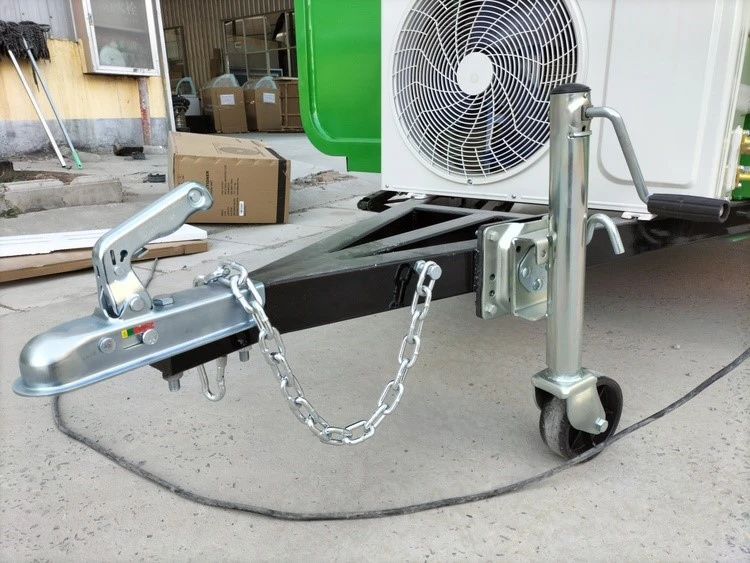 trailer tow bar of the cheese food truck trailer tow bar of the cheese food truck