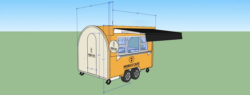10ft bubble tea trailer design 10ft bubble tea trailer design