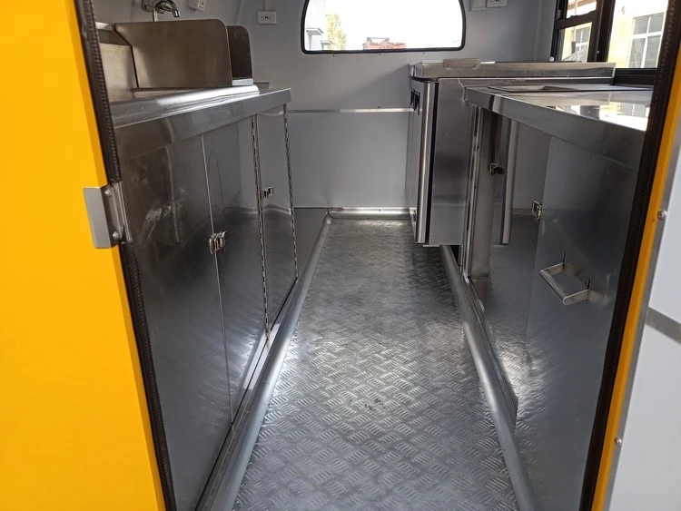 mobile bubble tea trailer inside mobile bubble tea trailer inside