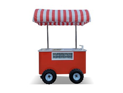 Carrito de helados para la playa