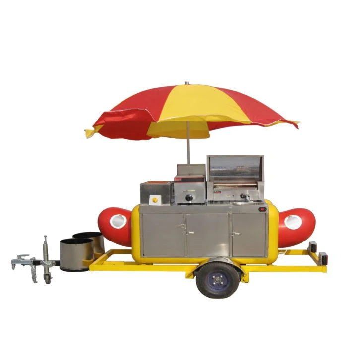 Trailer de comida para perros calientes