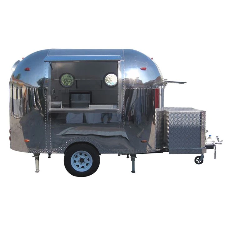 Remolque de alimentos Airstream completamente de acero inoxidable