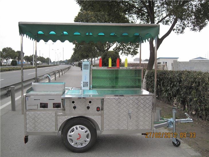 Remolque de carro de comida móvil