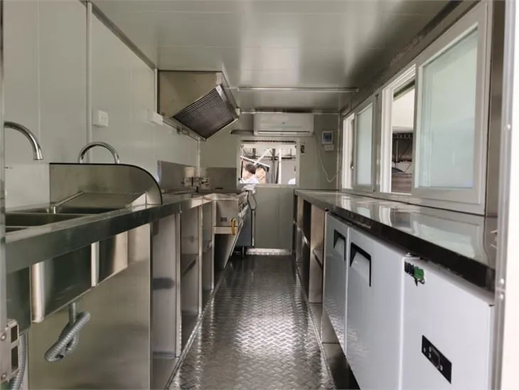 Long Food Trailer