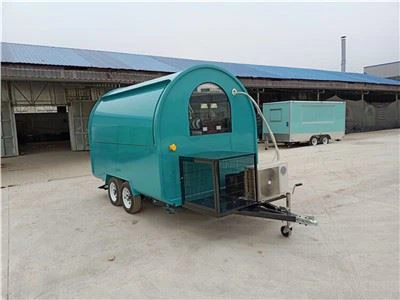 Carrito de perritos calientes con parrilla